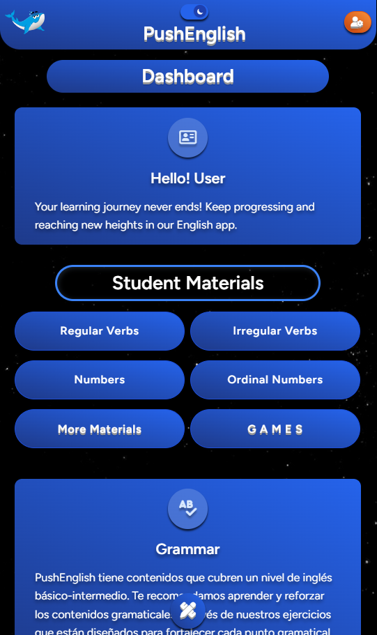 Dashboard example